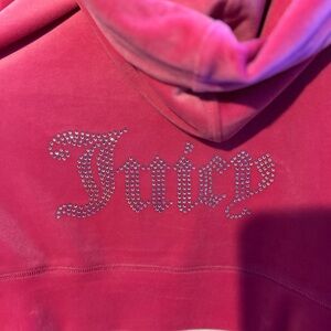 Juicy Couture Vibrant Pink Zip-Up